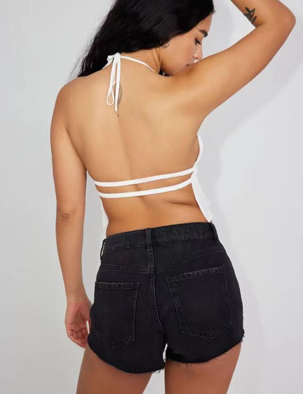 Bloemige Halter Tanktops