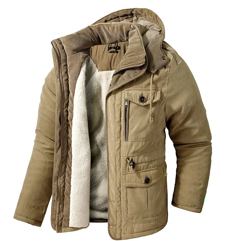 primecuration | Parka Militaire Robuste - Veste Chaude et Confortable