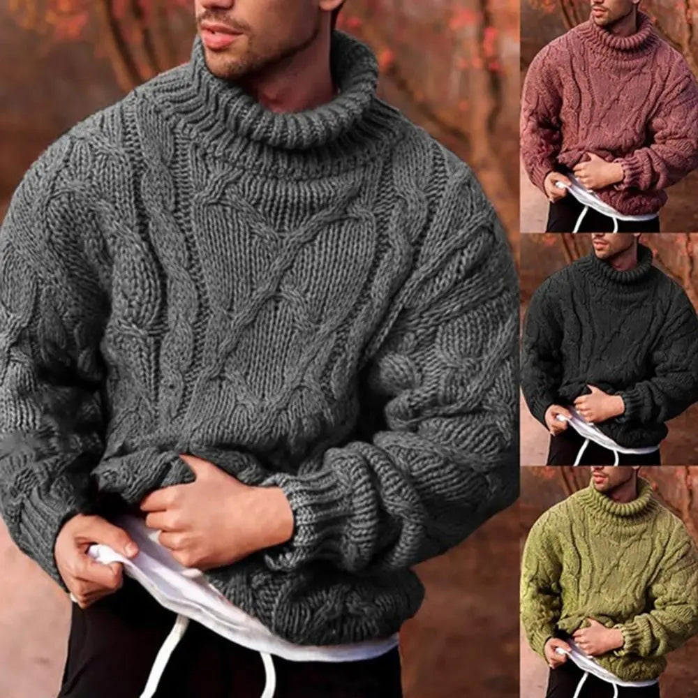 primecuration | Pull slim en laine chaud pour hommes - Confort et style