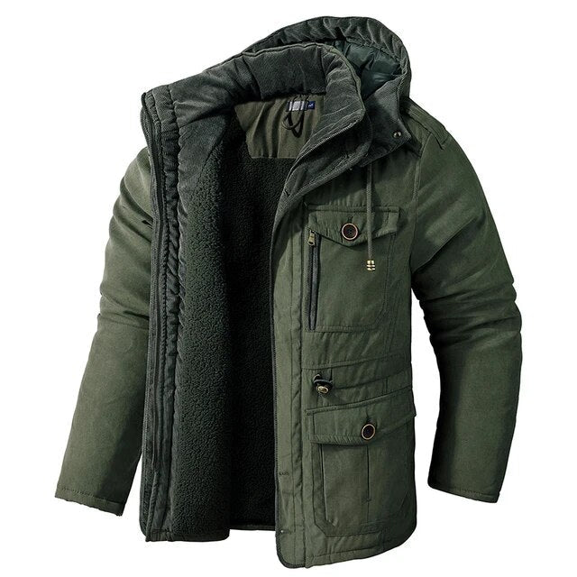 primecuration | Parka Militaire Robuste - Veste Chaude et Confortable