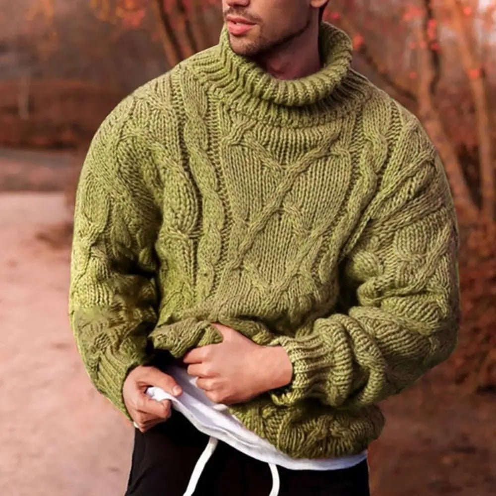 primecuration | Pull slim en laine chaud pour hommes - Confort et style