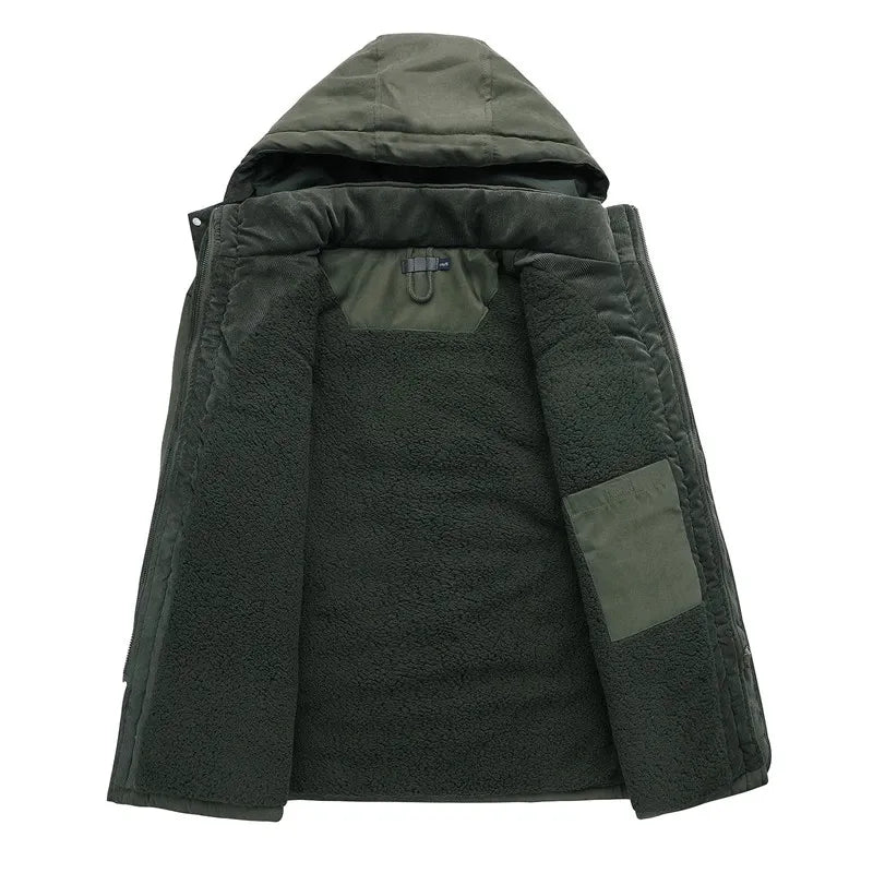 primecuration | Parka Militaire Robuste - Veste Chaude et Confortable