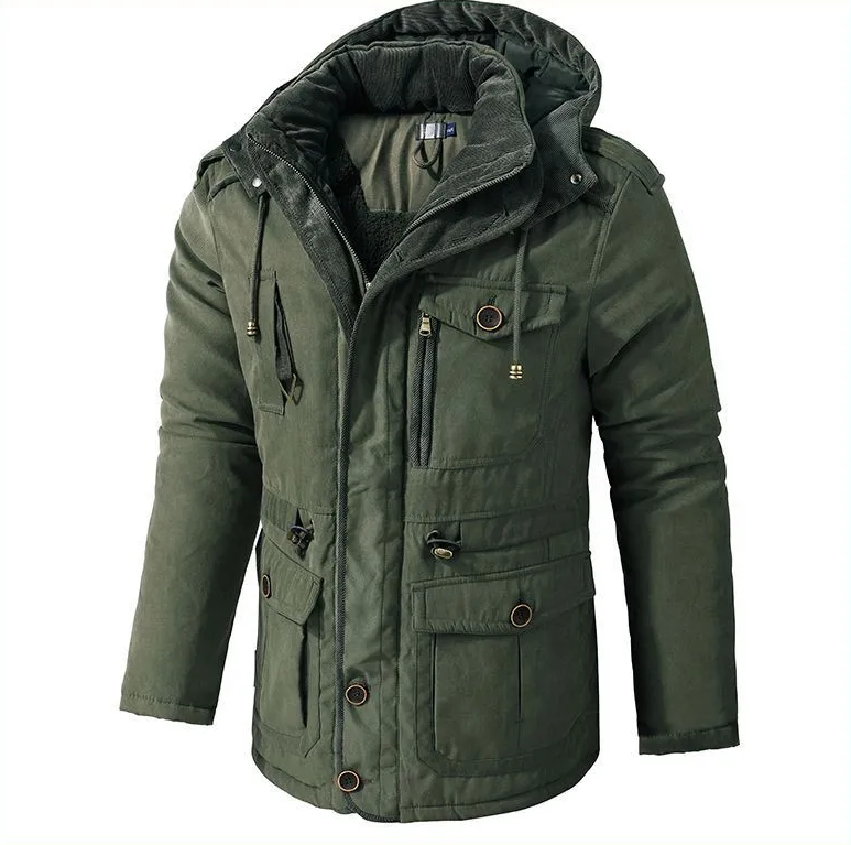 primecuration | Parka Militaire Robuste - Veste Chaude et Confortable
