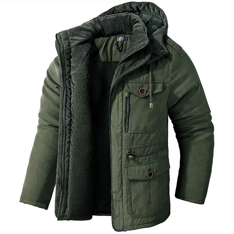 primecuration | Parka Militaire Robuste - Veste Chaude et Confortable