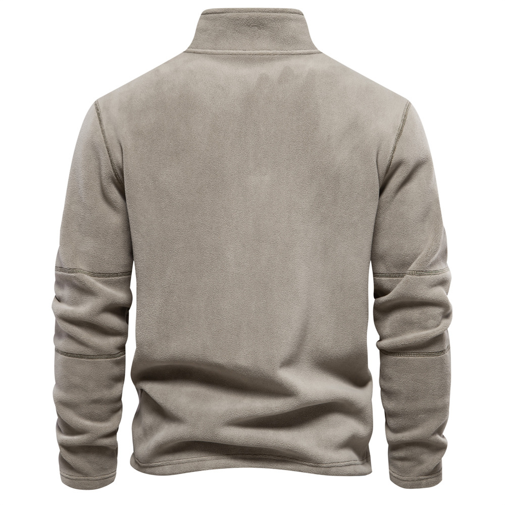 primecuration | Sweat-shirt zippé en coton pour hommes, confort et style