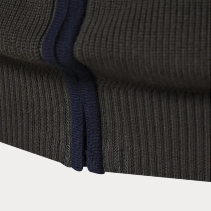 primecuration | Veste en tricot patchwork pour hommes - Confort et style