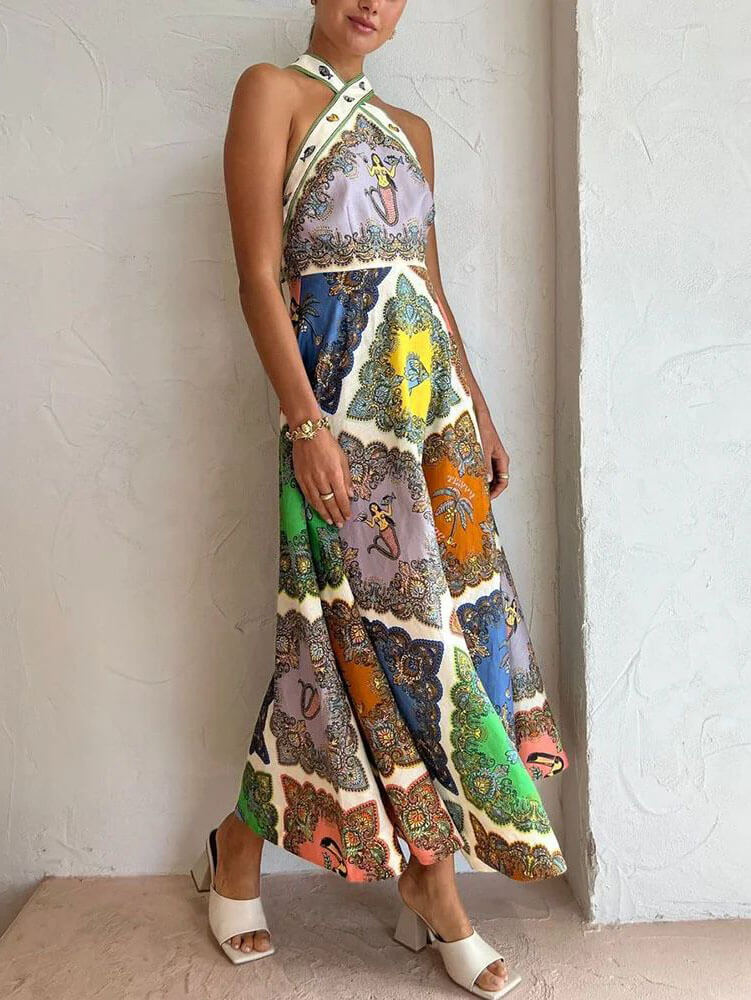 Paisley Maxi Jurk