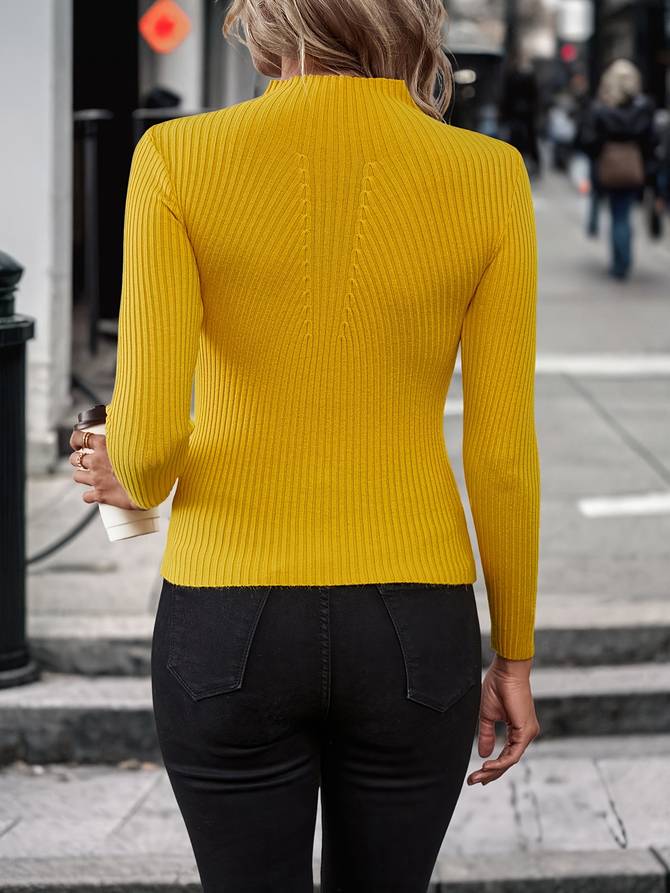 Pull Décontracté Femme Confortable en Coton Idéal pour Bureau et Détente