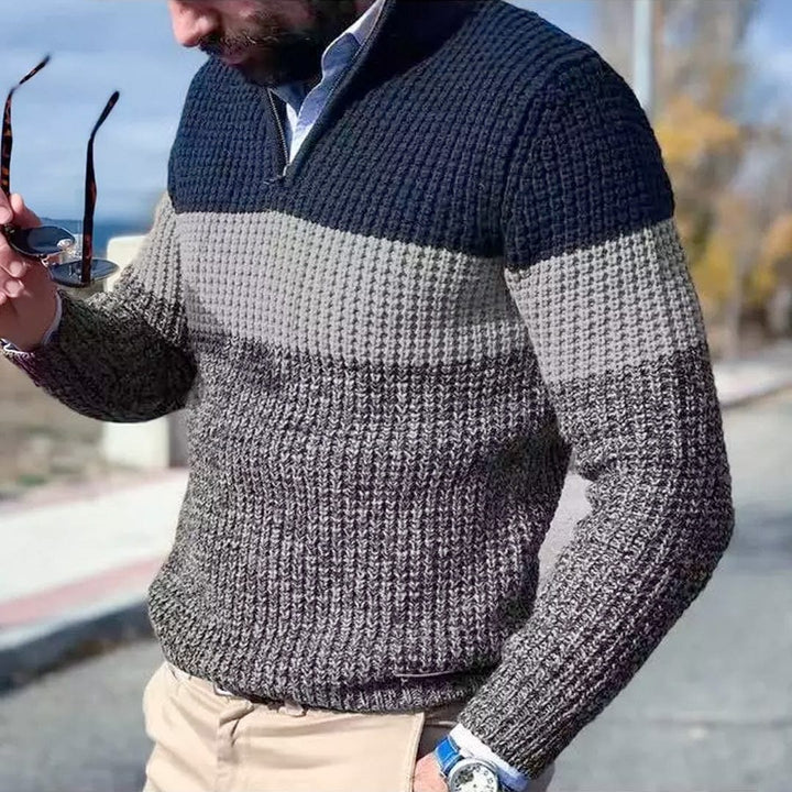 primecuration | Pull en tricot pour hommes en laine, chaud et élégant