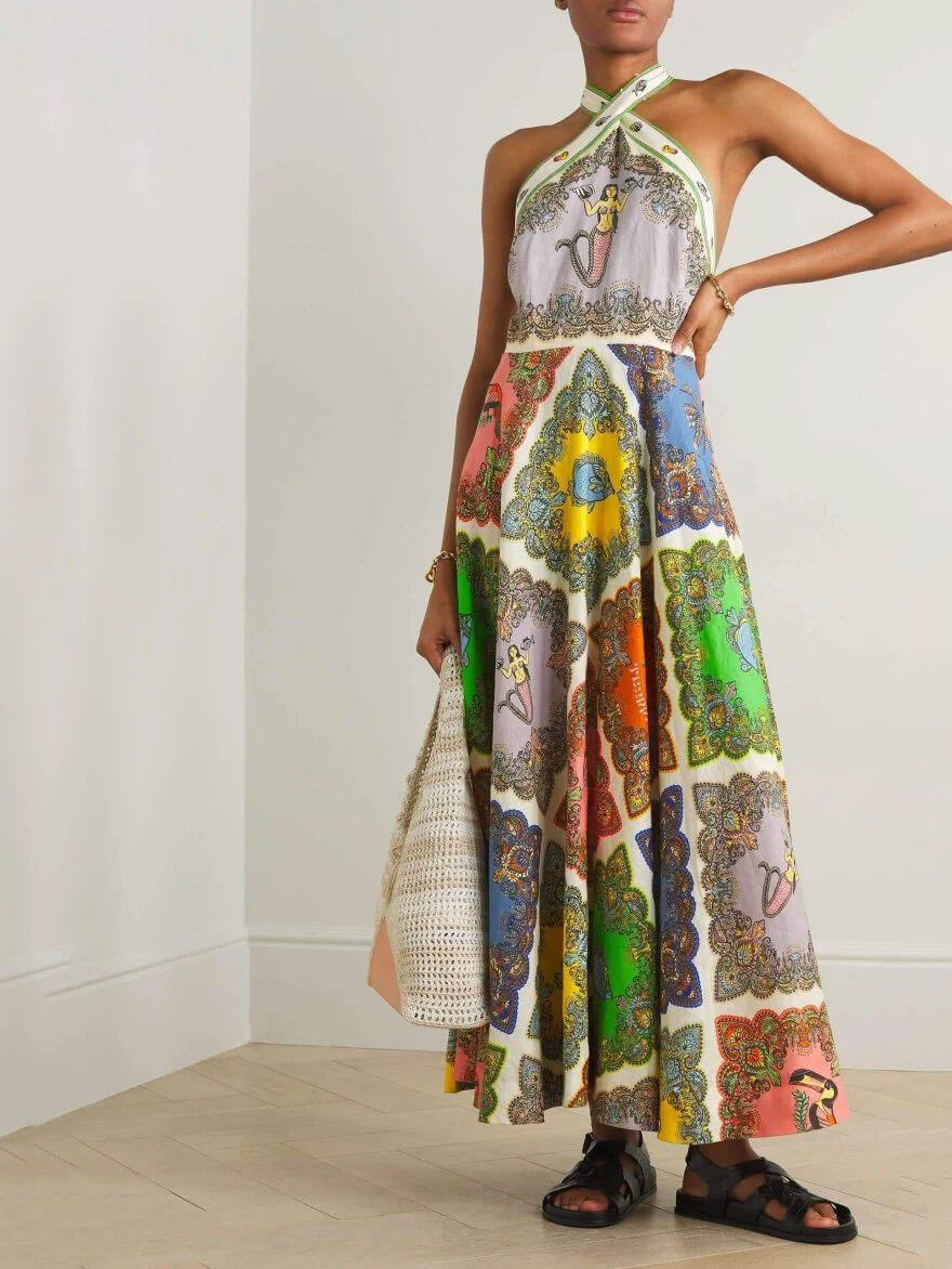 Paisley Maxi Jurk
