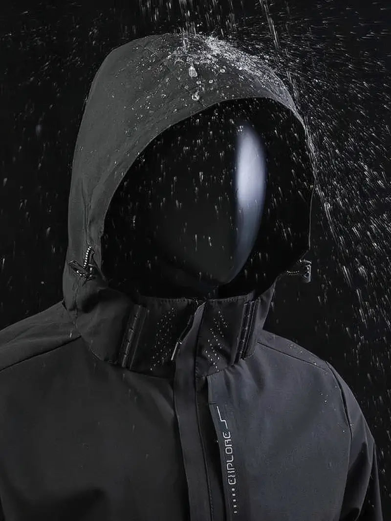 primecuration | Manteau Léger Imperméable pour Hommes - Style Finn, Confort Optimal