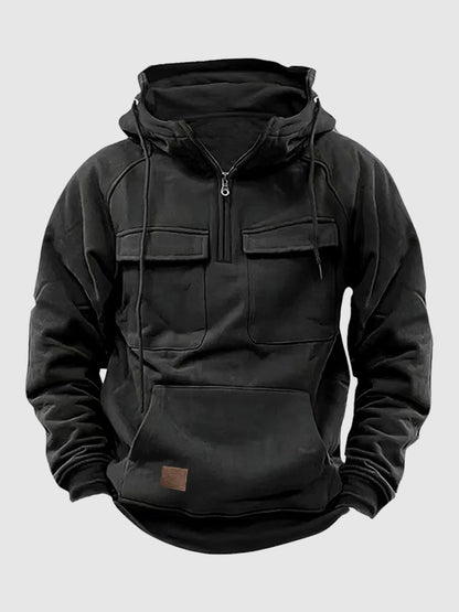 primecuration | Hoodie d'hiver pour hommes  - Confortable et chaud