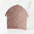 Standing see through brown barn figurine standing up facing forward