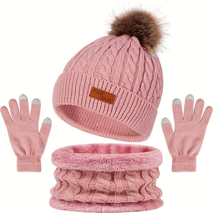 Bonnet et Gants d'Hiver Essentiels pour Femmes en Laine Douce et Élégante