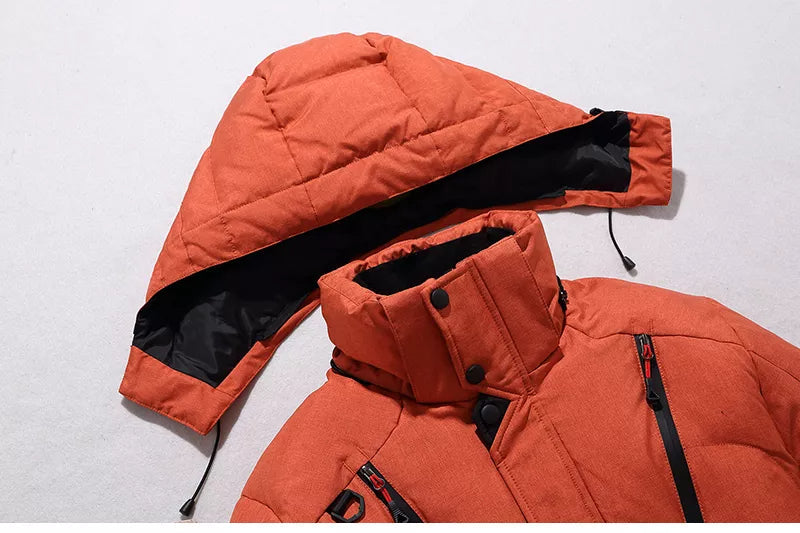 primecuration | Veste de ski thermique chaude et coupe-vent pour sports d'hiver