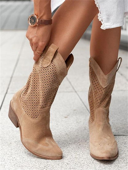 Bottes à Talons Femme Élégantes  pour Sorties et Bureau