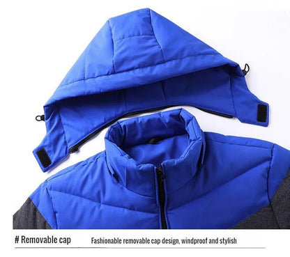 primecuration | Veste d'hiver confortable avec capuche en matériaux durables