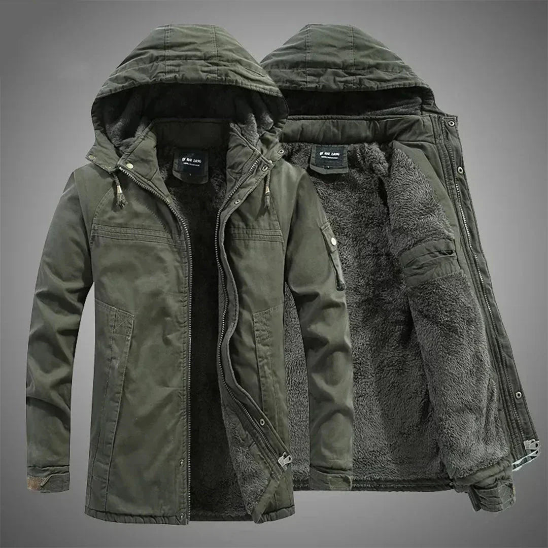 primecuration | Veste en Polaire Doublée Parka Outdoor - Confort et Chaleur