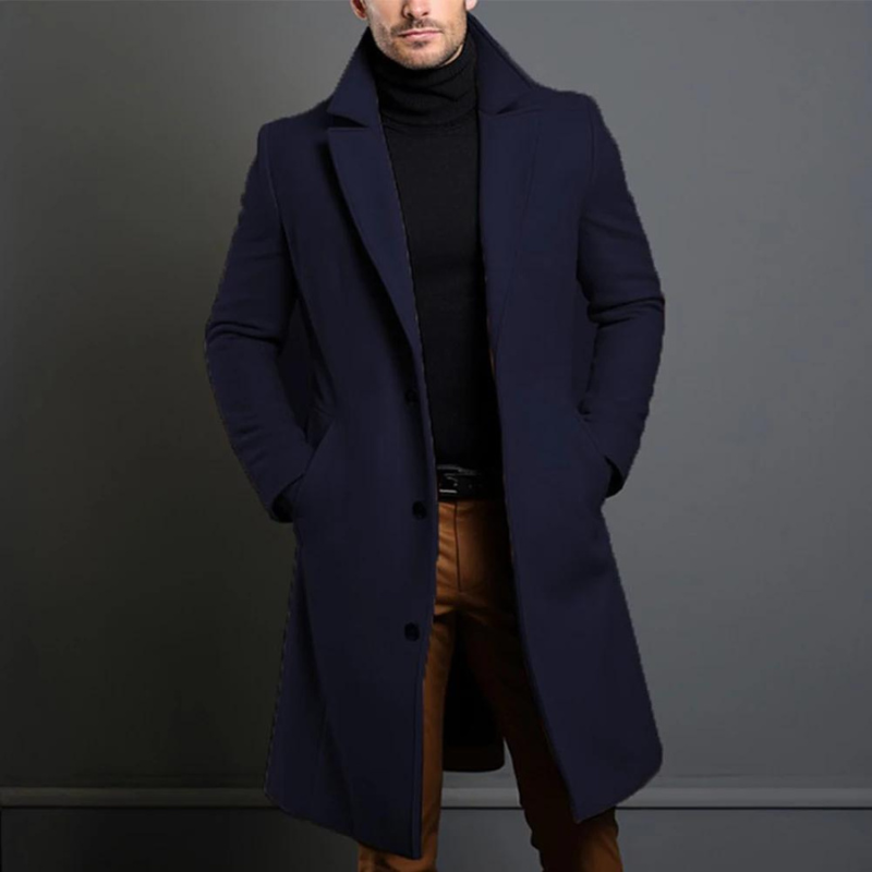 Manteau en Laine de Haute Qualité pour Hommes