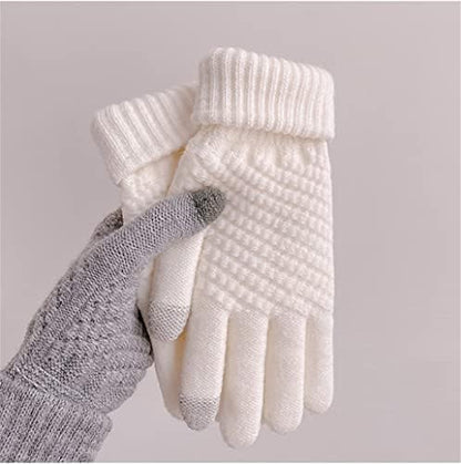 Gants d'hiver en laine thermique