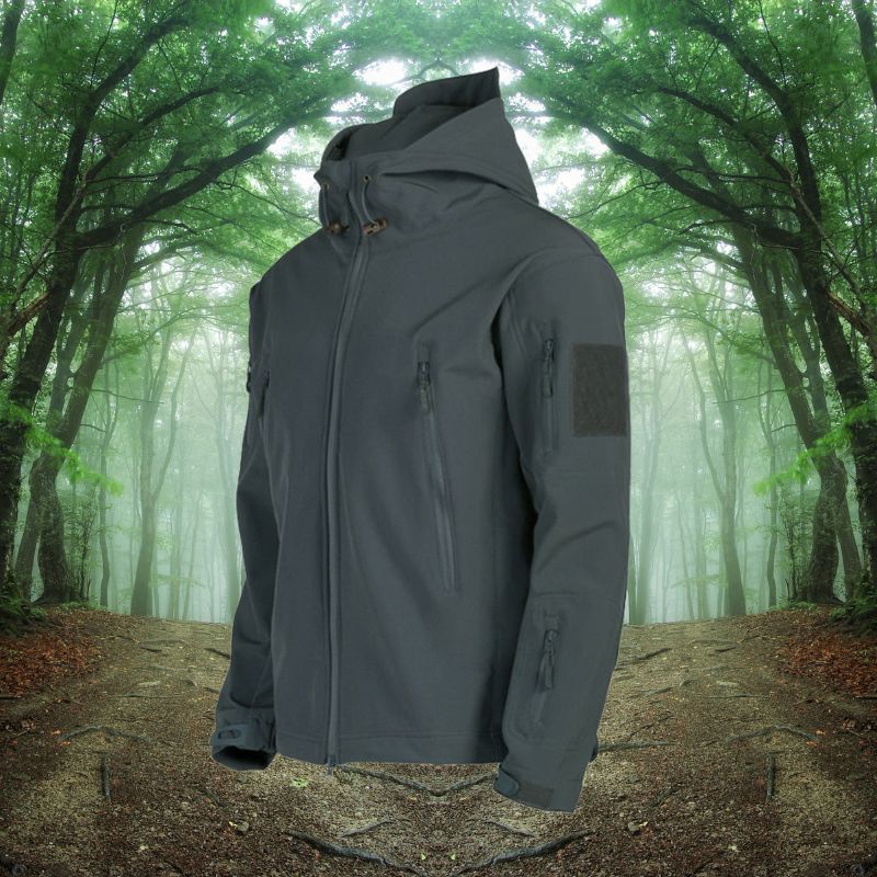 primecuration | Veste imperméable légère pour hommes - Outdoor, respirante, coupe-vent