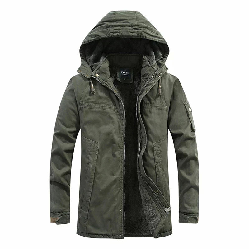 primecuration | Veste en Polaire Doublée Parka Outdoor - Confort et Chaleur