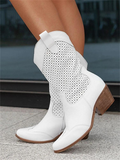 Bottes à Talons Femme Élégantes  pour Sorties et Bureau