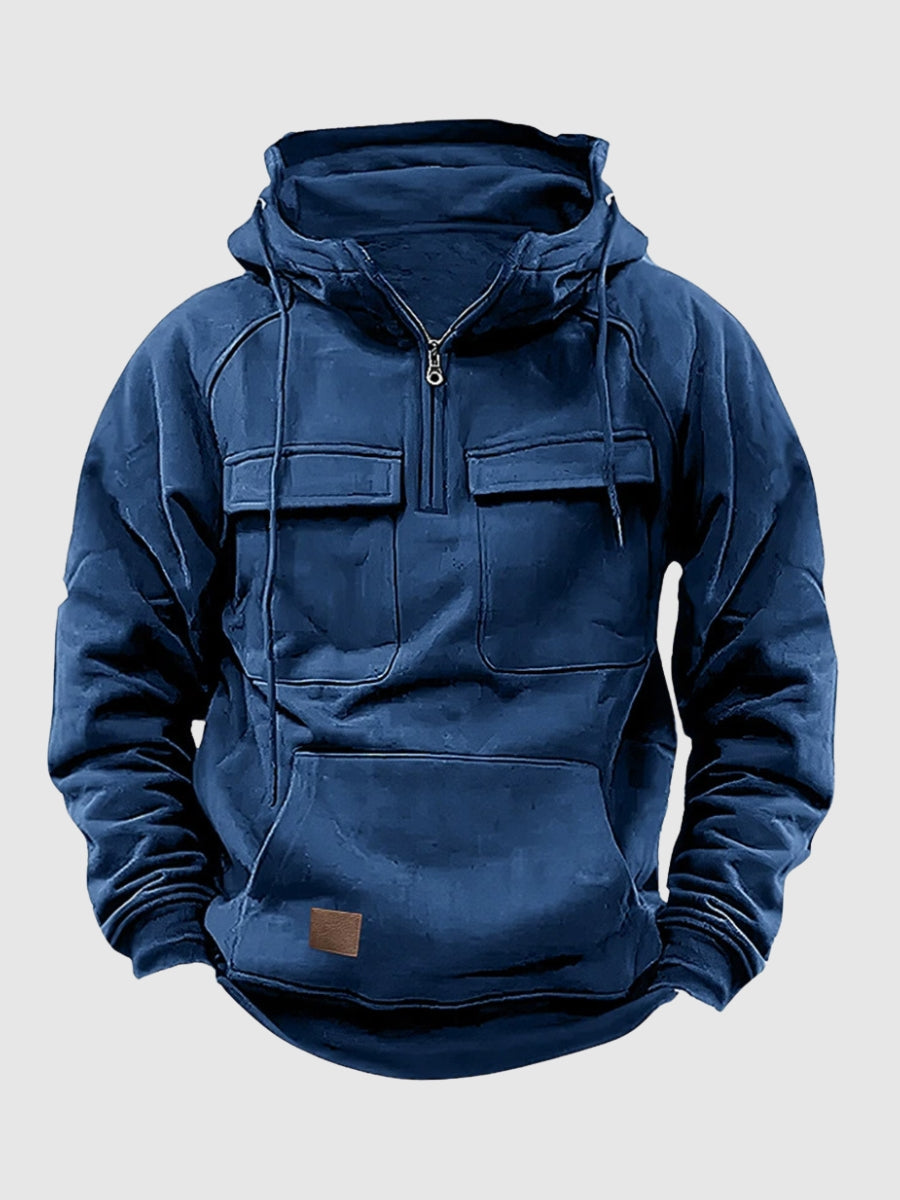 primecuration | Hoodie d'hiver pour hommes  - Confortable et chaud