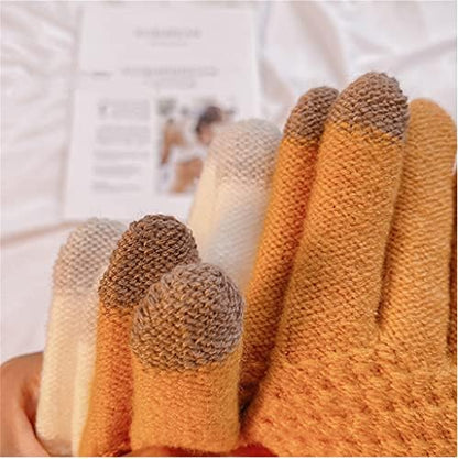 Gants d'hiver en laine thermique