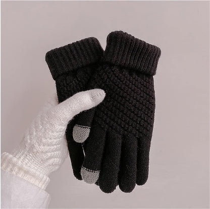 Gants d'hiver en laine thermique