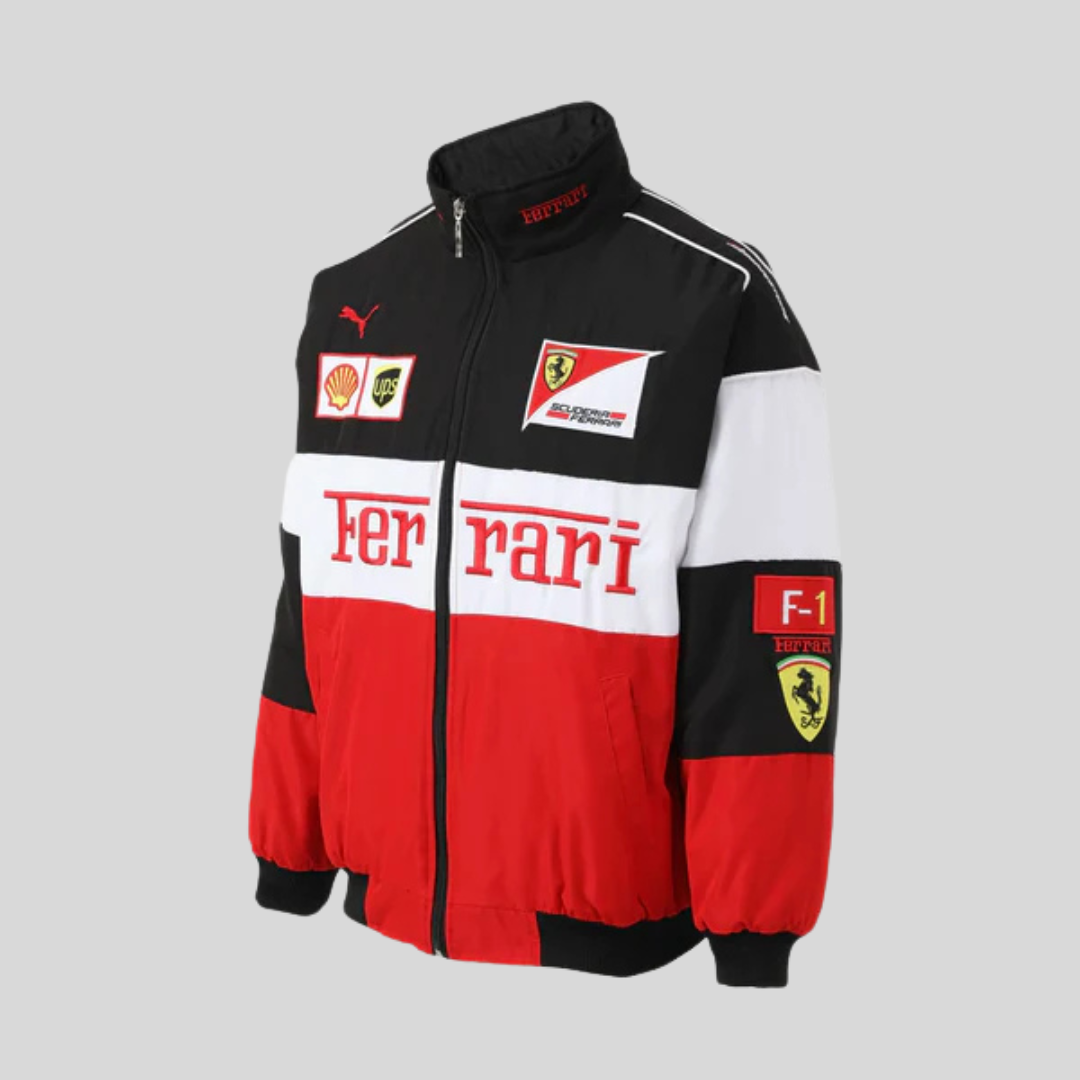 Primecuration| Veste de course Ferrari F1 racing pour hommes et femmes