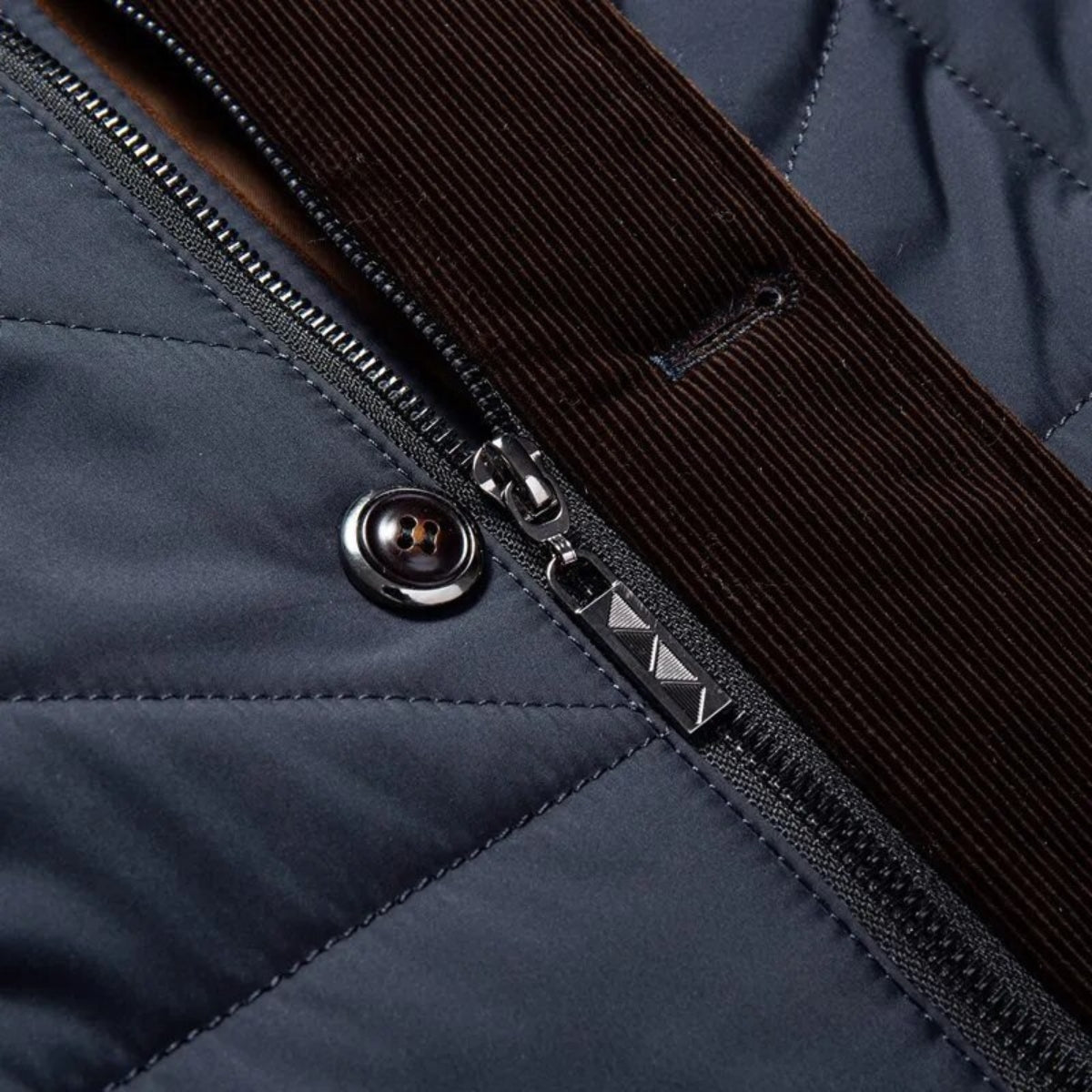 primecuration | Veste d'hiver chaude pour hommes en laine imperméable, élégante