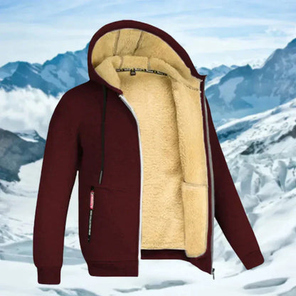 primecuration | Veste d'hiver polaire avec capuche, confort et chaleur assurés