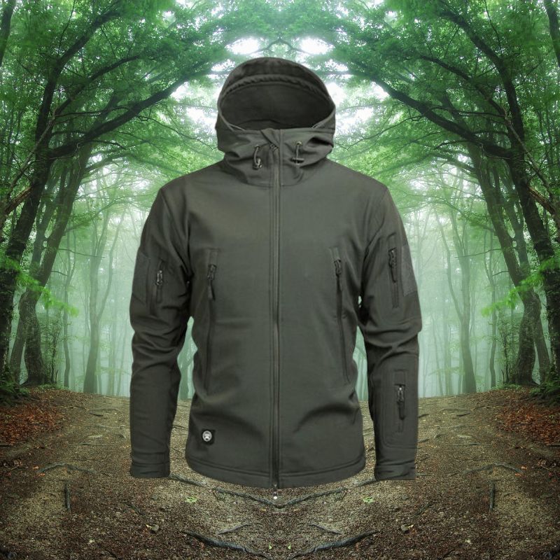 primecuration | Veste imperméable légère pour hommes - Outdoor, respirante, coupe-vent