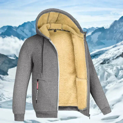 primecuration | Veste d'hiver polaire avec capuche, confort et chaleur assurés