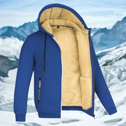 primecuration | Veste d'hiver polaire avec capuche, confort et chaleur assurés