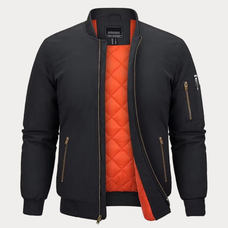 primecuration | Veste bomber rembourrée pour hommes - Style moderne et confort chaud