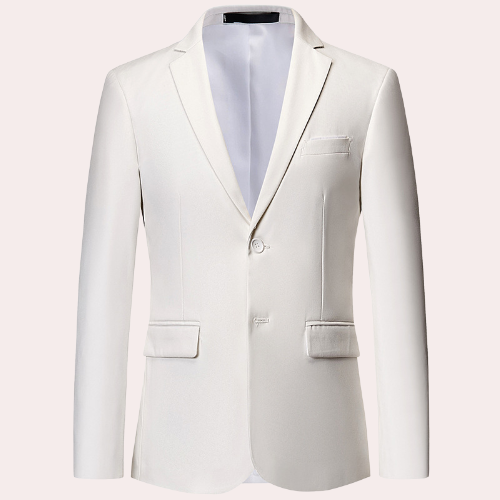 primecuration | Blazer Classique pour Hommes  en Laine Élégant et Confortable