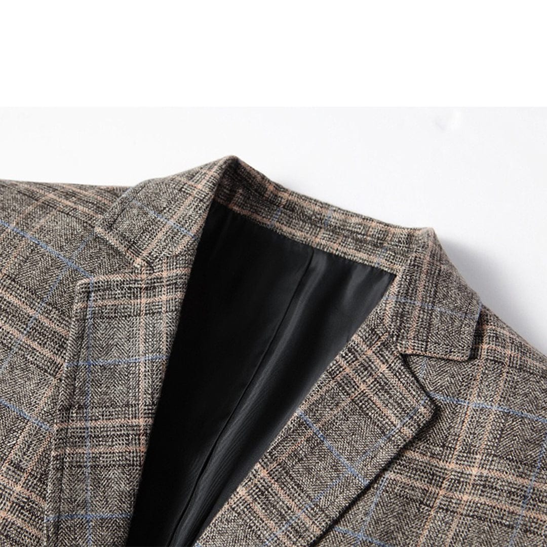 primecuration | Blazer classique en laine pour hommes - Élégant et confortable