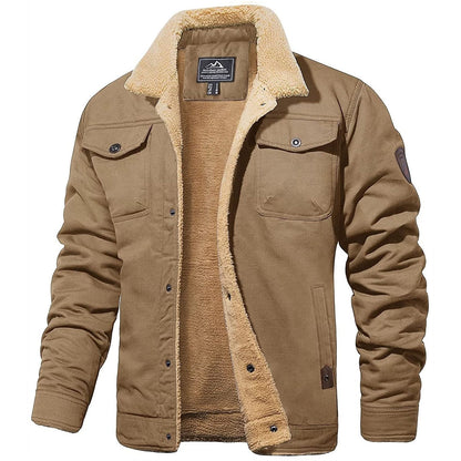 primecuration | Veste Bombardier Vintage en Cuir pour Hommes - Style Classique