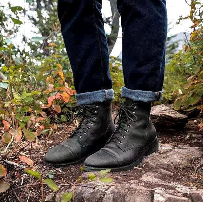 Bottes à lacets  pour hommes, élégantes et confortables au quotidien