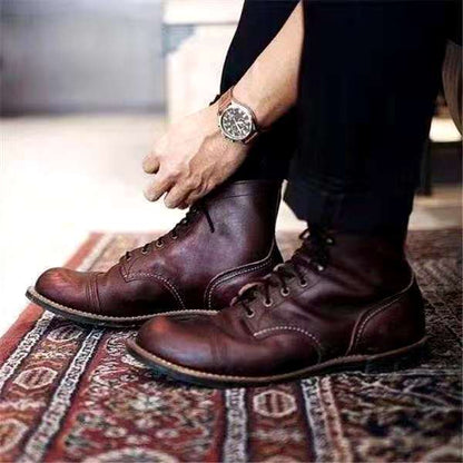 Bottes à lacets  pour hommes, élégantes et confortables au quotidien