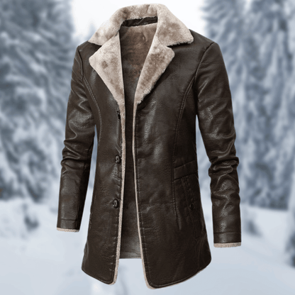 primecuration | Manteau d'hiver chaud classique en laine doublé pour femme