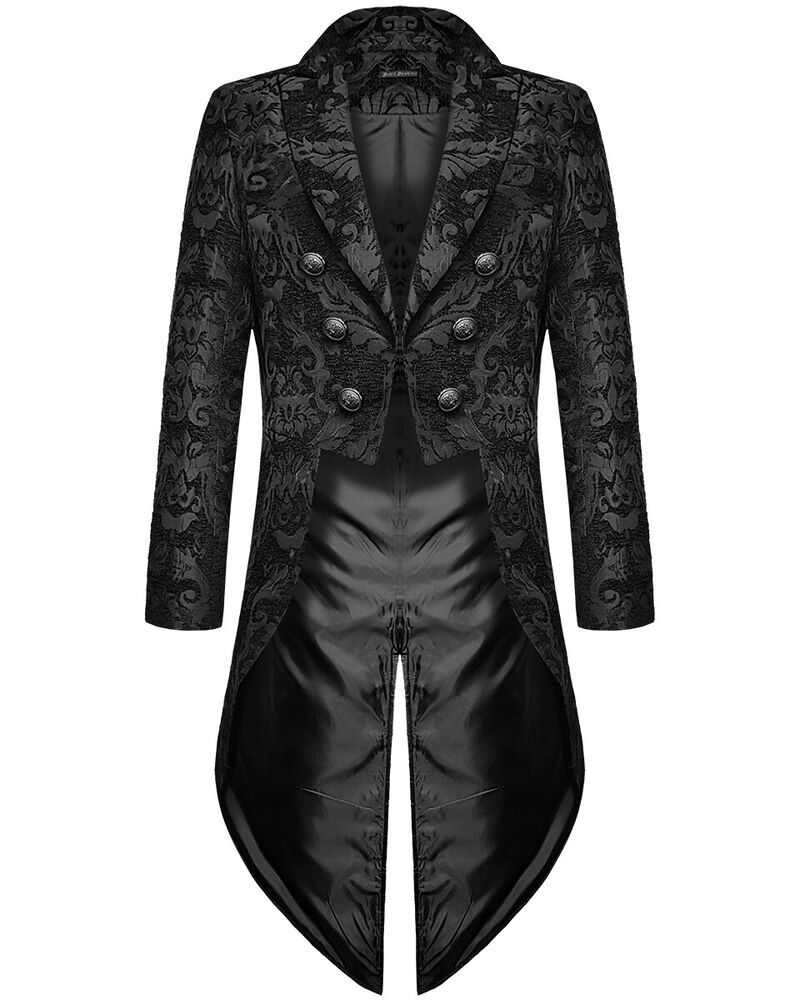 primecuration | Manteau Gothic en brocart pour hommes - Style élégant et unique