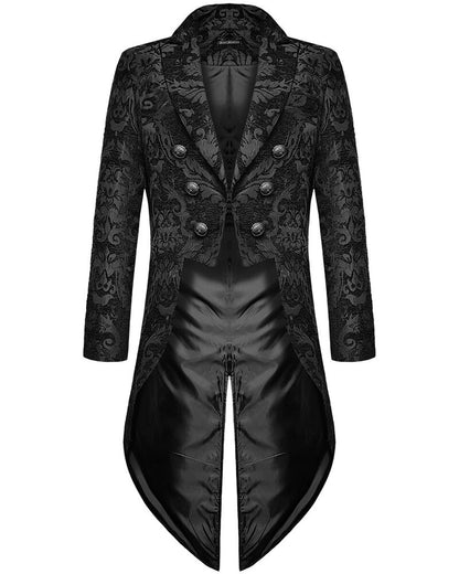 primecuration | Manteau Gothic en brocart pour hommes - Style élégant et unique