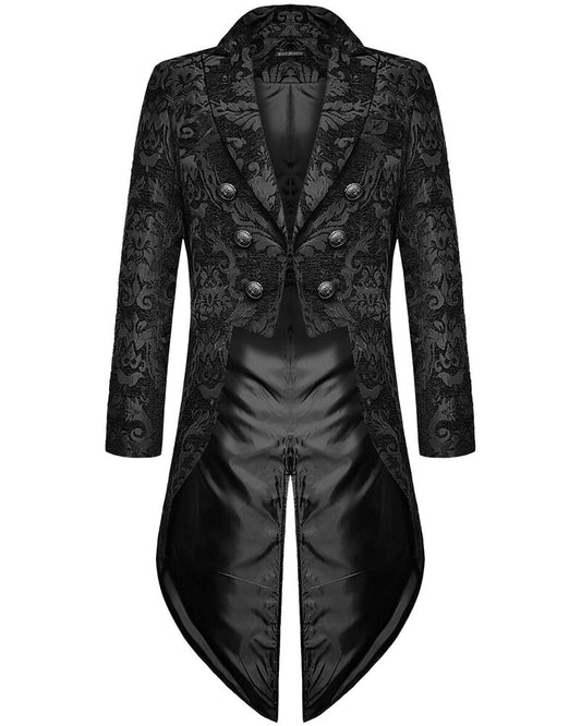 primecuration | Manteau Gothic en brocart pour hommes - Style élégant et unique