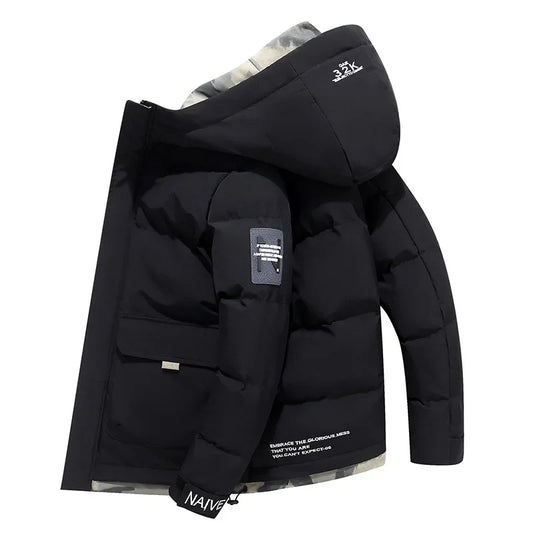 primecuration | Veste Puffer Tactique Outdoor avec Capuche - Confort & Style