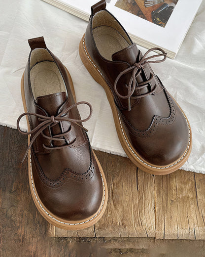 primecuration | Chaussures Oxford rétro  pour femmes, confort et style