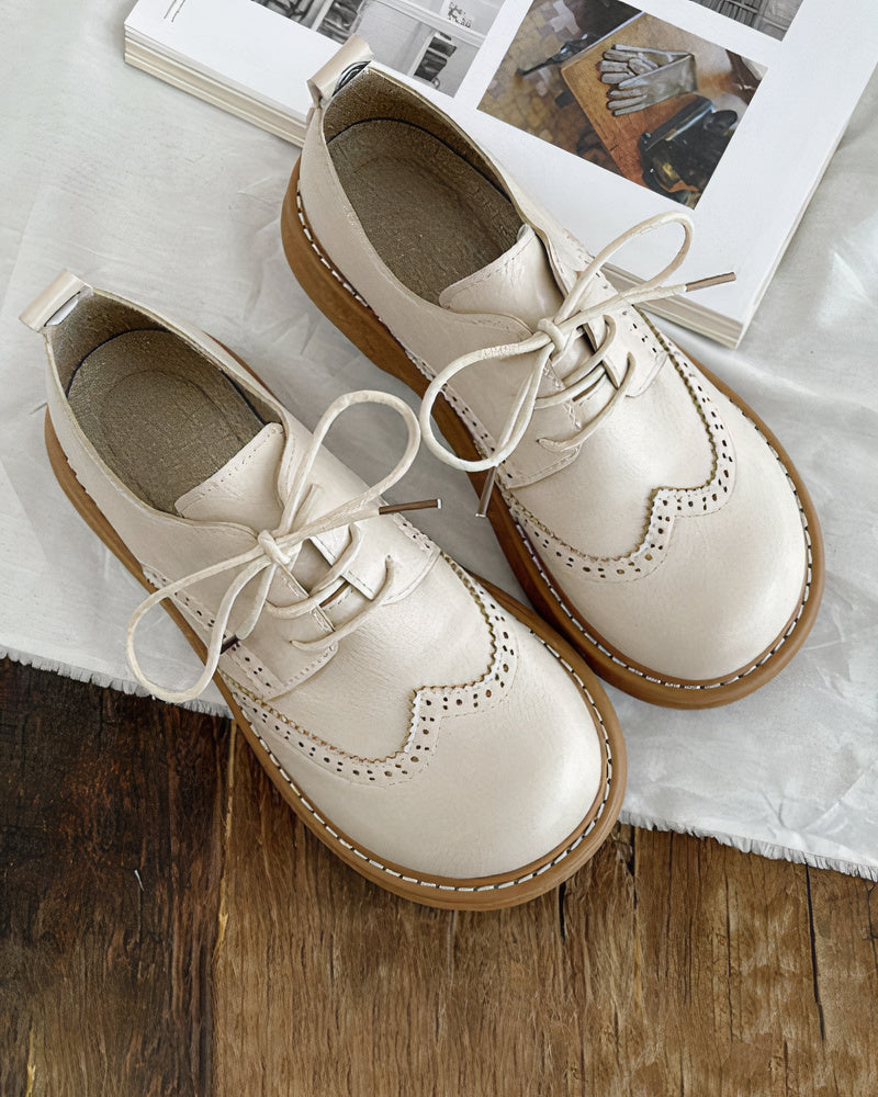 primecuration | Chaussures Oxford rétro  pour femmes, confort et style