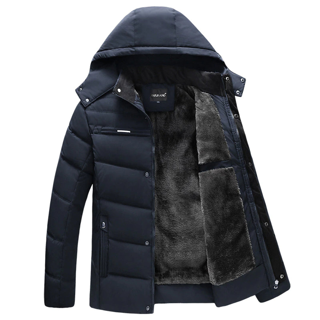 primecuration | Veste Puffer Léon avec Capuche - Chaude et Stylée pour Hiver